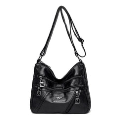 Women's High Leather Underarm Bag Anti Theft Shoulder Bag