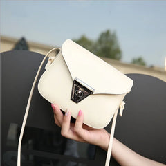 Vintage Crossbody Bag Small Shoulder Bag PU Leather Women Handbag
