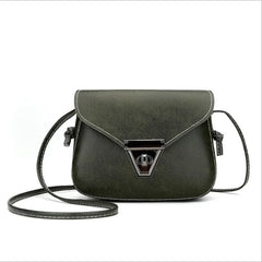 Vintage Crossbody Bag Small Shoulder Bag PU Leather Women Handbag