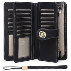 Women's Long Wallet Pu Multifunctional High Women's Wallet RFID Handbag