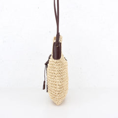 Woven Shoulder Bags Straw Summer Women Crossbody Beach Travel Handbag