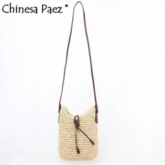 Woven Shoulder Bags Straw Summer Women Crossbody Beach Travel Handbag