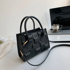 Large Capacity Dating Handbag with Adjustable Shoulder Strap