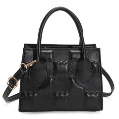 Large Capacity Zipper Shoulder Bag for Casual Dating with Adjustable Strap