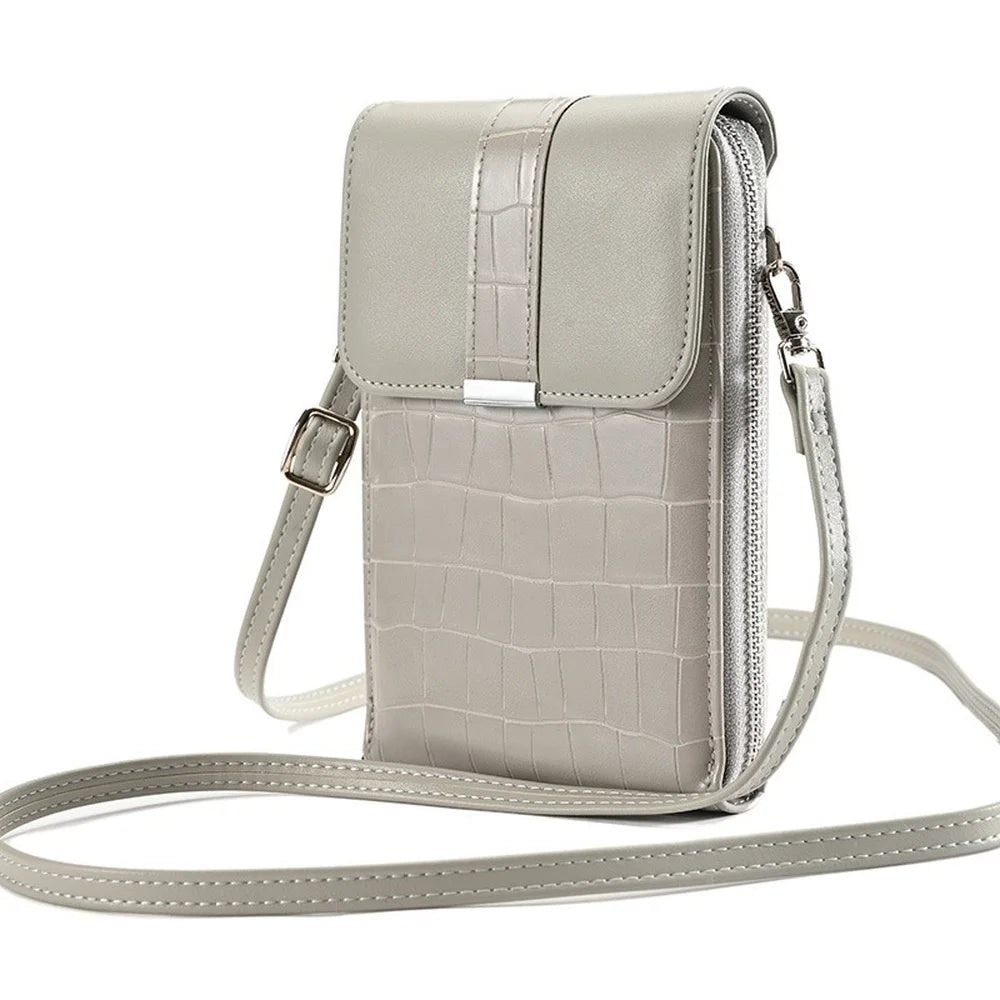 Crocodile Pattern Mini Phone Bag Wallet Purse