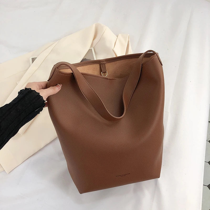 Fashionable Shoulder Daily Women Bucket Bags Handbags Party Casual Multi-functio