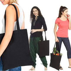 Foldable Reusable Casual Butterfly Print Canvas Shoulder Bag