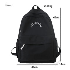 Casual Nylon Backpack for Teen Girls Boys Women's Rucksack