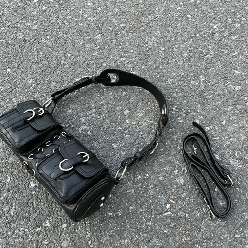 Dark Spice Girl Underarm Bag Senior Texture Strap Crossbody Bag