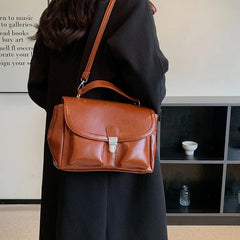 Vintage Large Capacity Women Shoulder Bag Lady Briefcase Satchel Hobo Bag