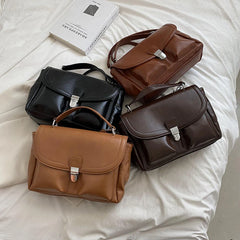 Vintage Large Capacity Women Shoulder Bag Lady Briefcase Satchel Hobo Bag