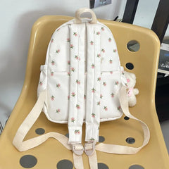 Floral Printing Backpack Travel Mochilas Para Estudiantes Women Satchel Teenage