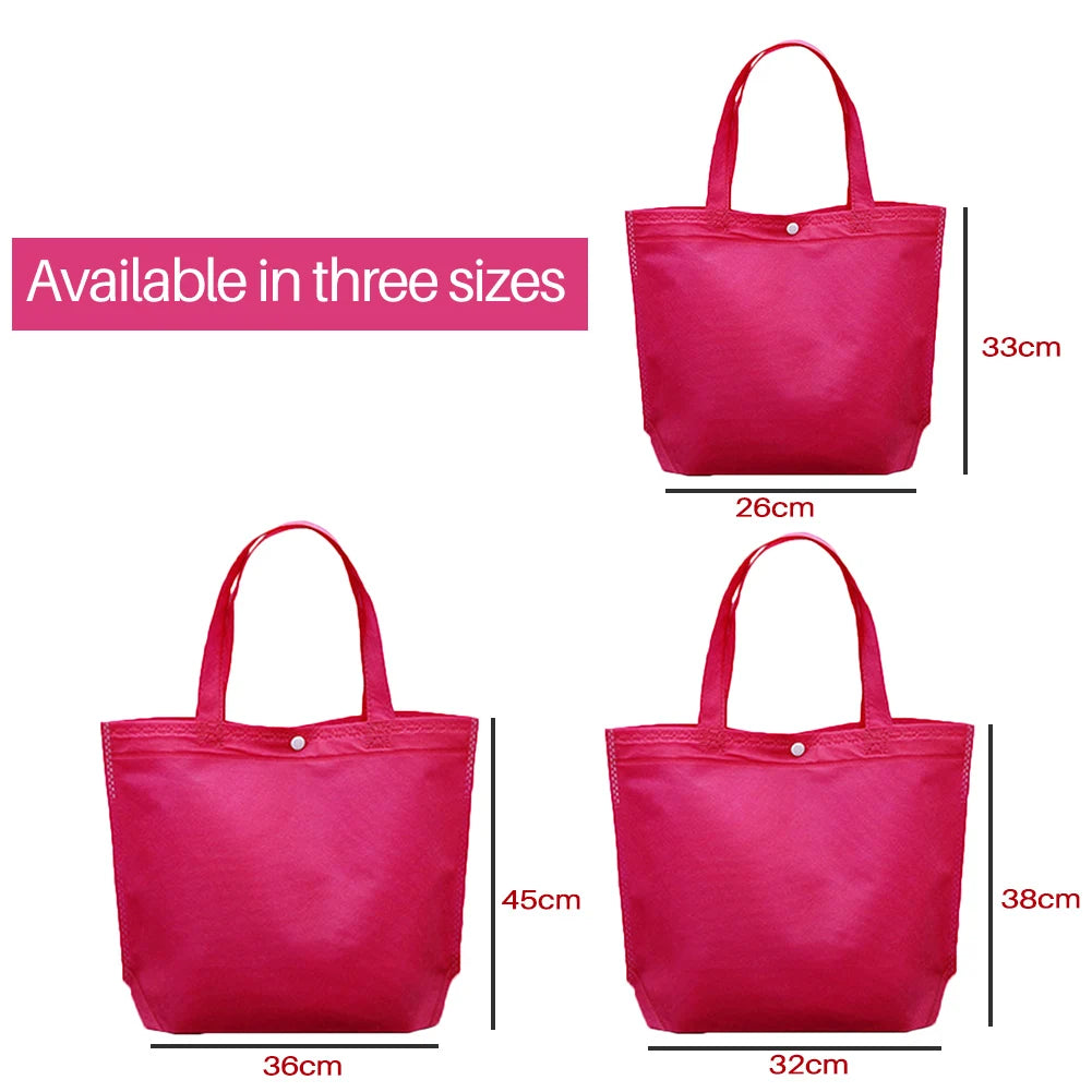 Foldable Shopping Bag Reusable Tote Pouch Women Travel Storage Handbag Shoulder