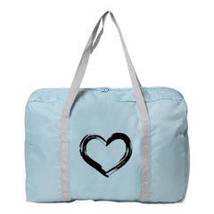 Foldable Travel Bag for Women - Large Capacity Nylon Duffle Bag