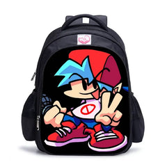 FNF Games Backpack 3D Print School Bag Orthopedic Book Bag 16Inch Unisex