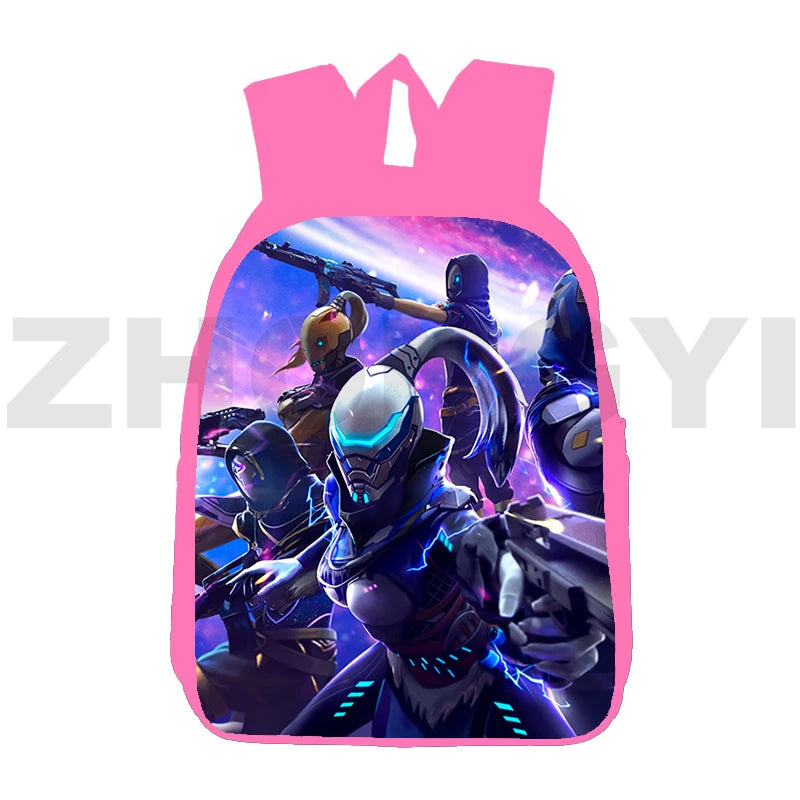 3D Print Fire Garena Backpack 12/16 Inch School Bag