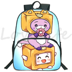 Lankybox Anime School Backpack for Kids