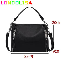 Women Messenger Bags Bucket Bag Leather Crossbody Handbag Bolsa