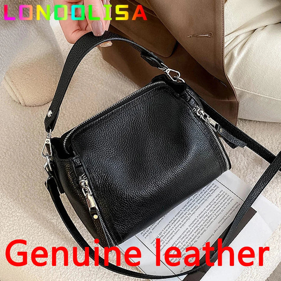 Women Messenger Bags Bucket Bag Leather Crossbody Handbag Bolsa