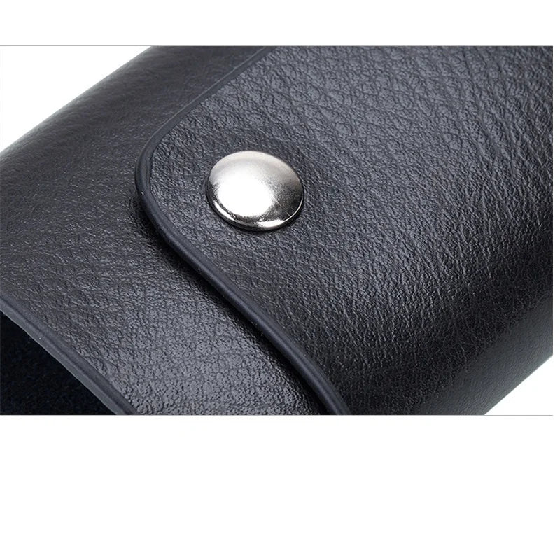 Leather Key Wallets Women Men Key Holder Housekeeper Organizer Rivets