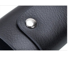 Leather Key Wallets Women Men Key Holder Housekeeper Organizer Rivets