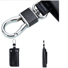 Leather Key Wallets Women Men Key Holder Housekeeper Organizer Rivets