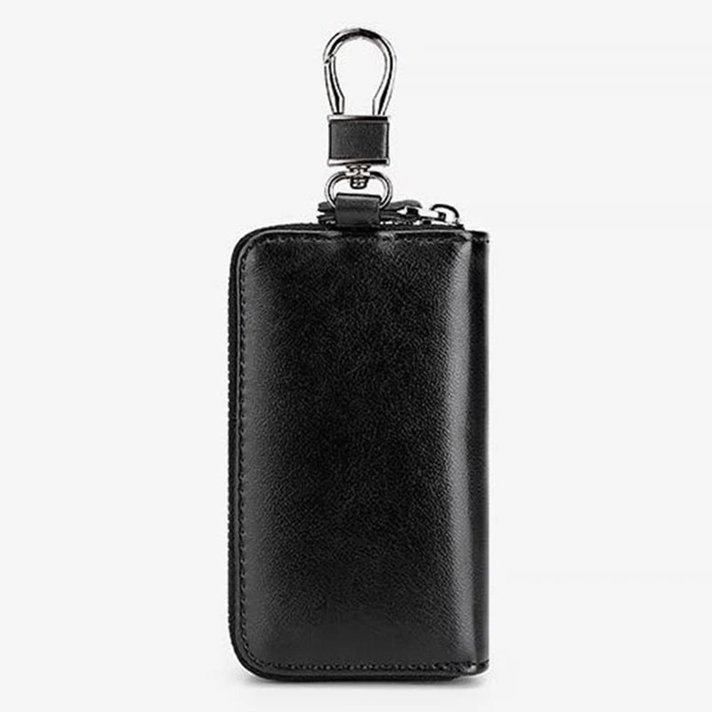 Leather Keychain Holder Pouch Purse Key Cover Bag Men