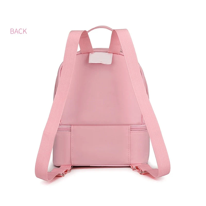Girls Ballet Dance Girl Backpack School Bag Kids Embroidered Bag