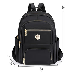 Girls Pink Backpack Women's Nylon Travel Backpack Anti-theft Bag
