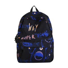 Graffiti Personality Backpack Student Schoolbag Women's Outdoor Travel Backpack