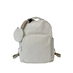Green Leisure Backpack Student Girl Boy Travel Rucksack School Bag