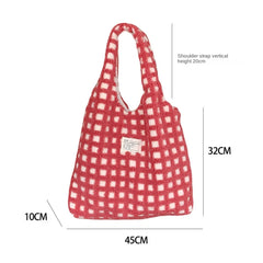 Greiger Women Tote Shoulder Bag Large Capacity Commuter Shopping Bag