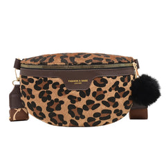 Leopard Waist Bag Crossbody Bags for Women