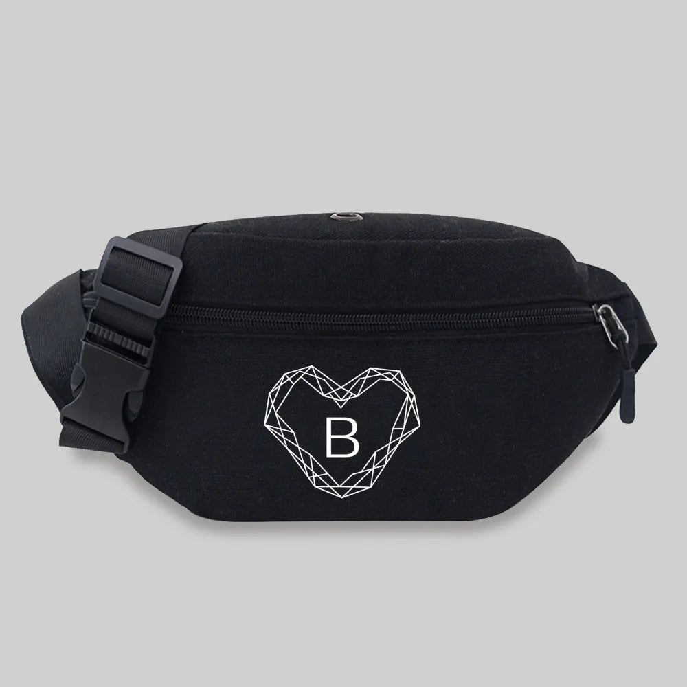 Waist Bag Unisex Messenger Bag Chest Bag Student Bum bag