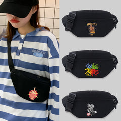 Unisex Messenger Chest Bag Student Bum Bags Multiple Styles