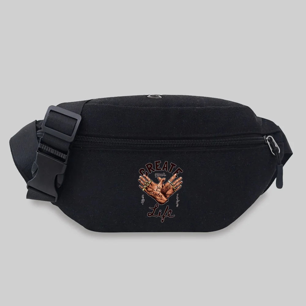 Unisex Messenger Chest Bag Student Bum Bags Multiple Styles