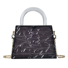 Women Transparent Acrylic Evening Bag Clear Clutch