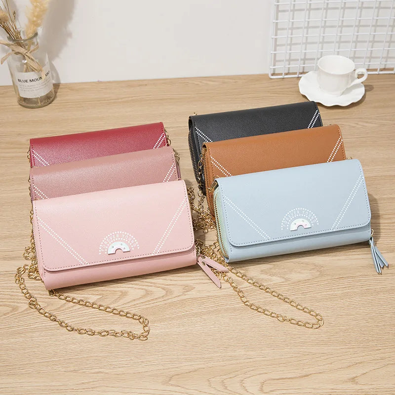 Women's Crossbody Bag Purse Clutch Shoulder Bag Pu