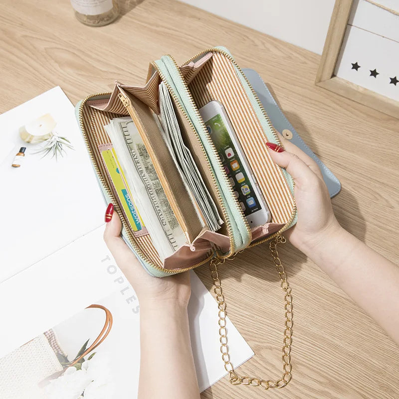 Women's Crossbody Bag Purse Clutch Shoulder Bag Pu