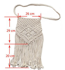 Rattan Summer Beach Bag Tassel Bohe Shoulder Bags