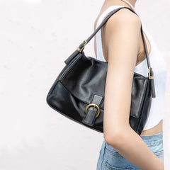 Women's High Capacity Crossbody Shoulder Bag PU Leather Messenger Handbag
