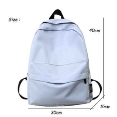 High Capacity Women Backpack Big Student Backpacks Solid Girls School Bag