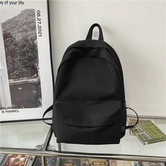 High Capacity Women Backpack Big Student Backpacks Solid Girls School Bag