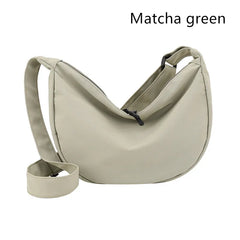 High Capacity Solid Canvas Women's Handbag Ladies Shoulder Messenger Bag