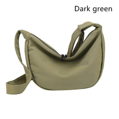High Capacity Solid Canvas Women's Handbag Ladies Shoulder Messenger Bag