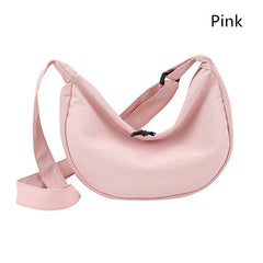 High Capacity Solid Canvas Women's Handbag Ladies Shoulder Messenger Bag