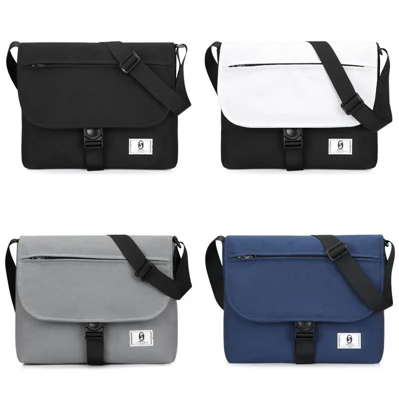 Oxford Crossbody Shoulder Bag Men Messenger Casual Travel Pack
