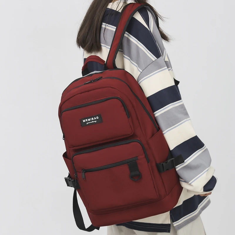 Large Capacity Women Backpack for Daily Travel Schoolbag