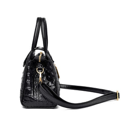 Women Croco PU Leather Tote Bags Handbags Ladies Shoulder Bags