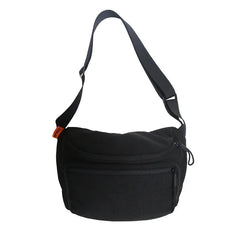 Hip Hop Canvas Sports Messenger Bag Large Capacity Women's Leisure Bag
